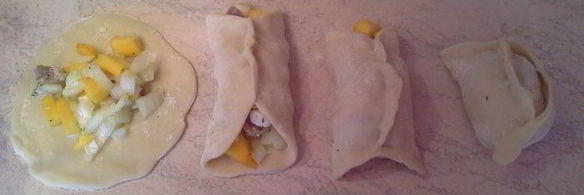 манты с тыквой