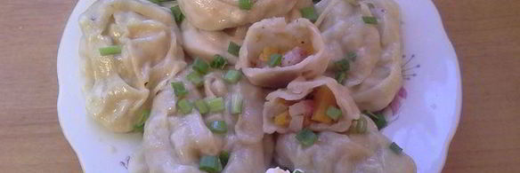 манты с тыквой