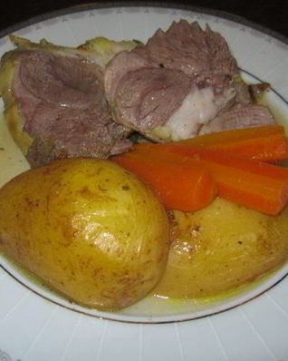 Баранина в рукаве