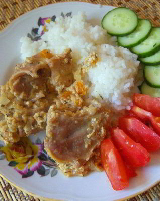 Бараньи ребрышки в молоке