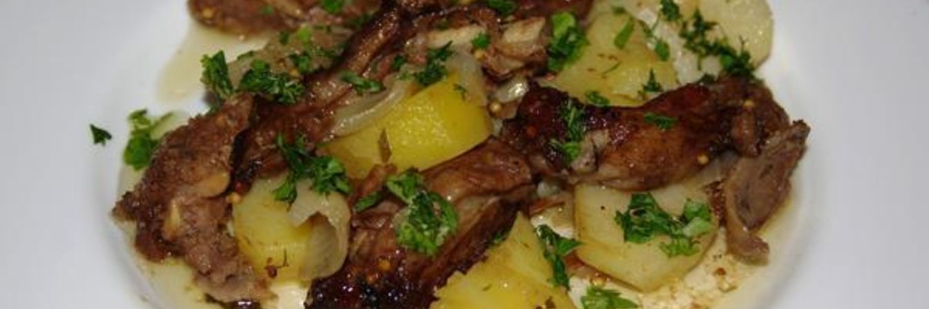 Бараньи ребрышки, запеченные в рукаве