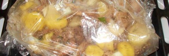 бараньи ребрышки, запеченные в рукаве