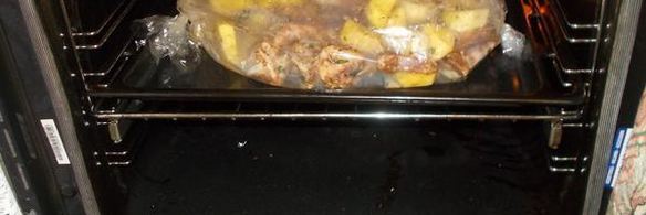 бараньи ребрышки, запеченные в рукаве