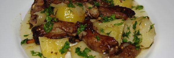 бараньи ребрышки, запеченные в рукаве