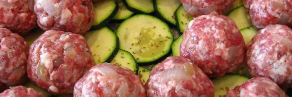 биточки запеченные с овощами