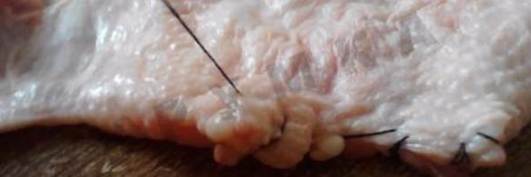 фаршированная курица в духовке