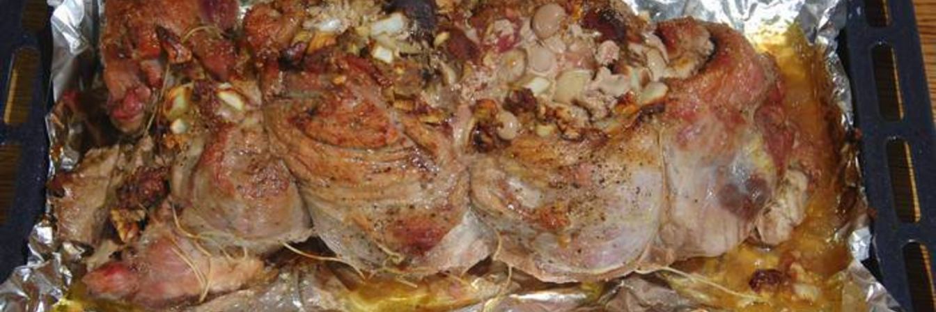 Фаршированная телячья лопатка