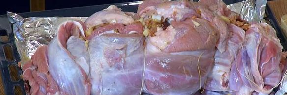 фаршированная телячья лопатка