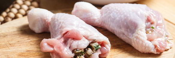фаршированные куриные голени