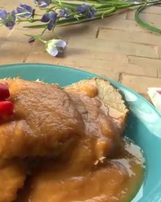 Говядина с овощной подливой по-испански