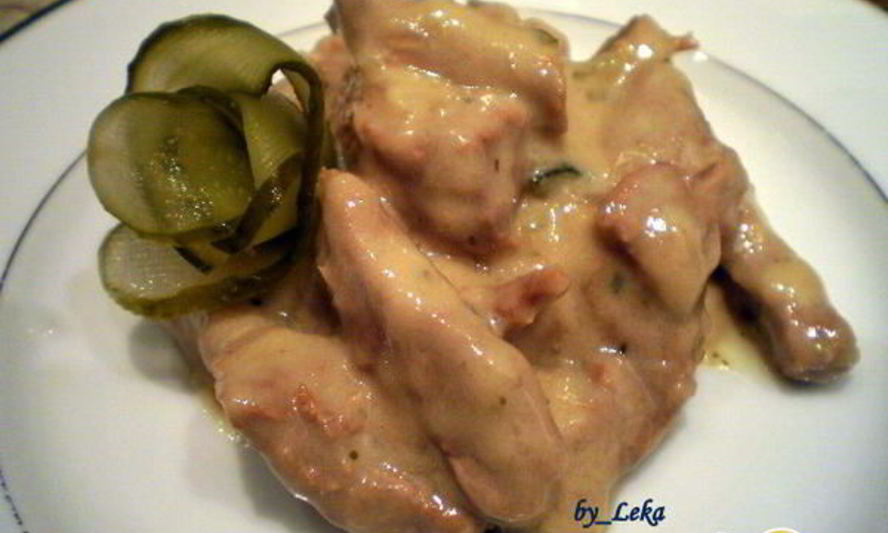 Рецепт говядины с солеными огурцами и медом