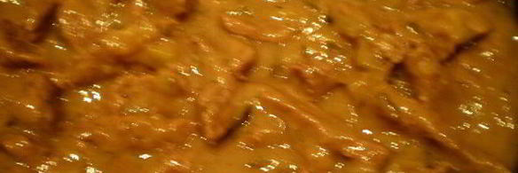 говядина с солеными огурцами и медом