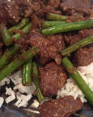 Говядина со стручковой фасолью по-вьетнамски