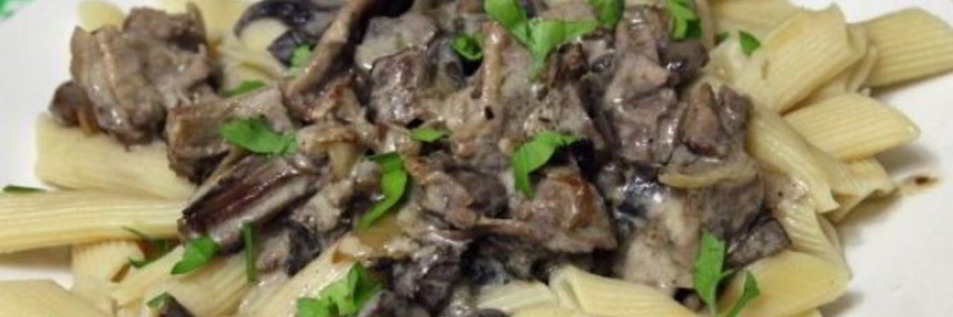 Говядина в сметанном соусе