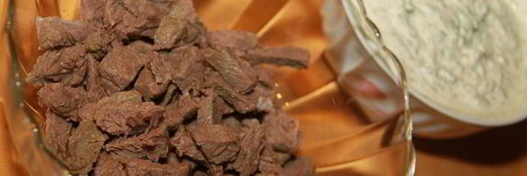 говядина в соусе цахтон