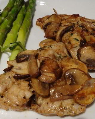 Индейка с грибами