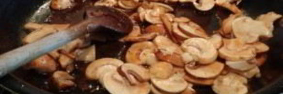 индейка с грибами