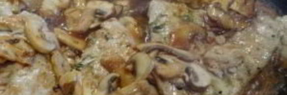 индейка с грибами