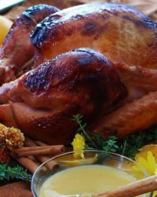 Индейка, запеченная с апельсинами