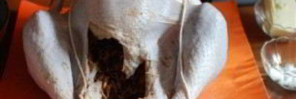 индейка, запеченная с апельсинами