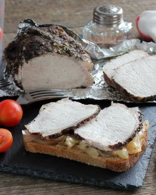 Карбонад свиной в духовке в фольге