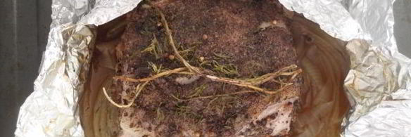 карбонад свиной в духовке в фольге