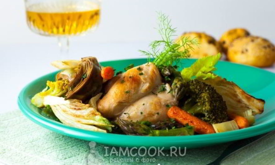 Рецепт кролика с овощами на пасху