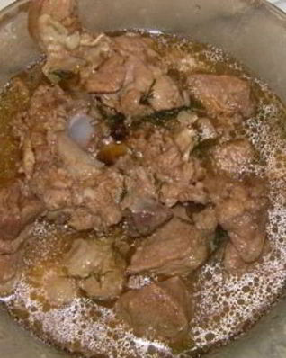 Курбан из баранины