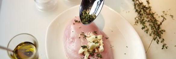 куриная грудка со спаржей