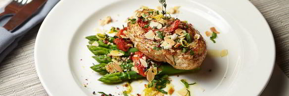 куриная грудка со спаржей