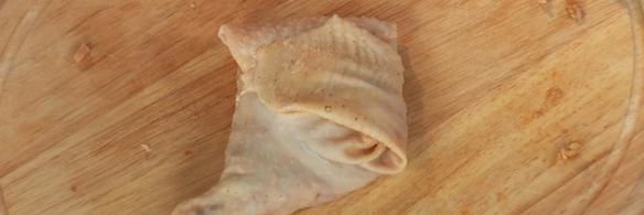 куриная ножка, фаршированная грибами