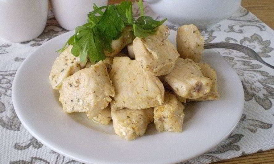 Рецепт куриного филе кусочками в мультиварке