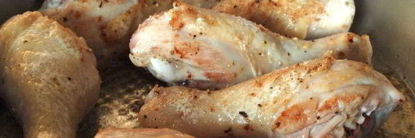 куриные голени тушеные в сметанно-горчичном соусе