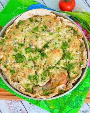 Куриные голени в сметанно-горчичном соусе