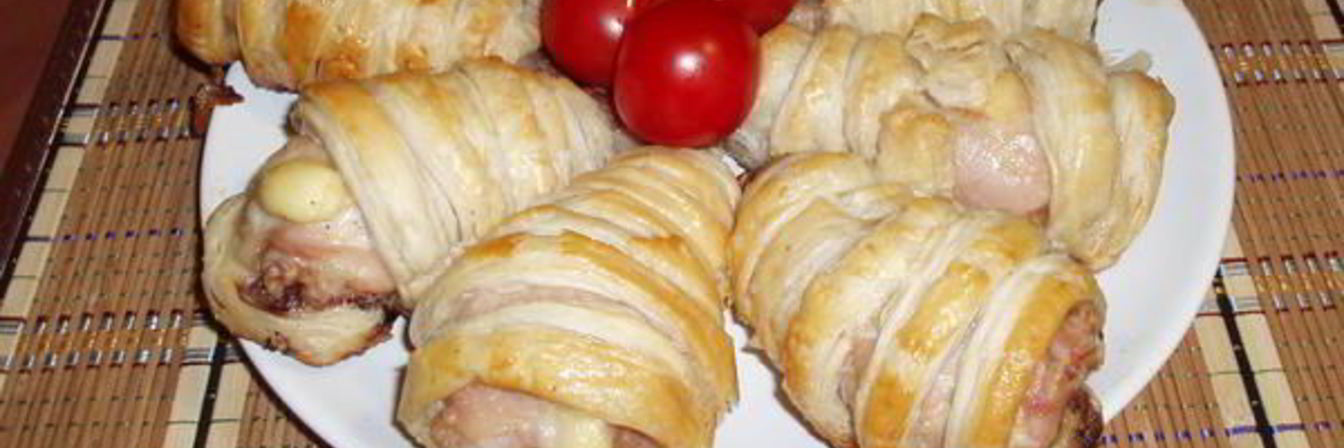 Куриные голени в тесте