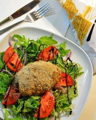 Куриные грудки в панировке из отрубей