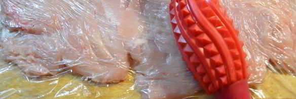 куриные грудки в панировке из отрубей