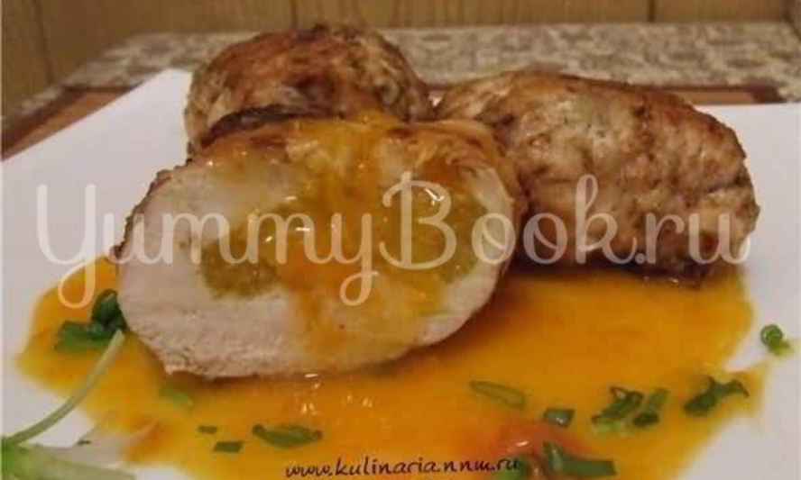 Рецепт куриных конвертов с апельсином в грейпфрутовом соусе