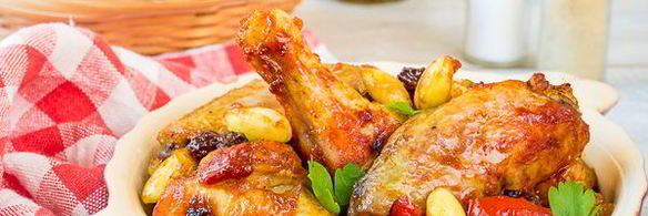 куриные крылышки с миндалем