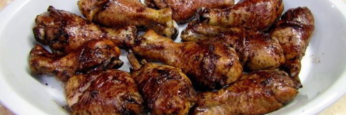 Куриные ножки, запеченные с вином