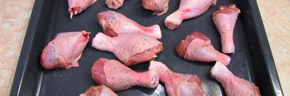 куриные ножки, запеченные с вином