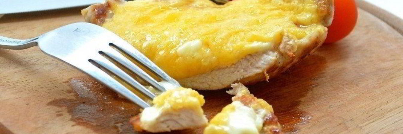 Куриные отбивные с сыром