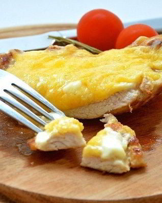 Куриные отбивные с сыром