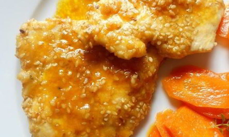Рецепт куриных эскалопов с глазурованной морковью по-сицилийски