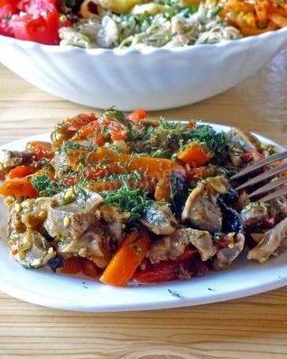 Куриные желудки по-корейски