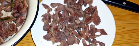 куриные желудки по-корейски