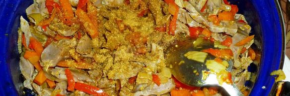 куриные желудки по-корейски