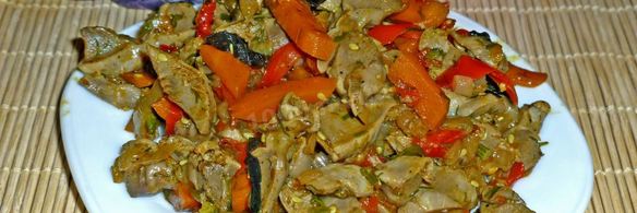 куриные желудки по-корейски