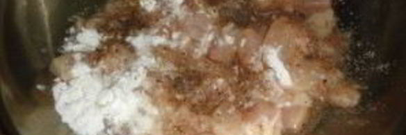 курица мелкими кусочками