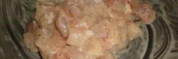 курица мелкими кусочками